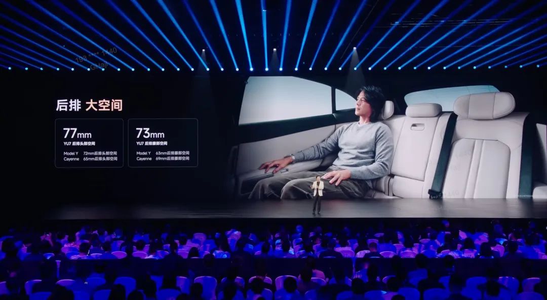 Interior of Xiaomi YU7